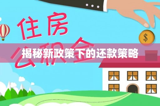 周至揭秘新政策下的还款策略
