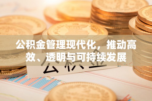 周至公积金管理现代化，推动高效、透明与可持续发展
